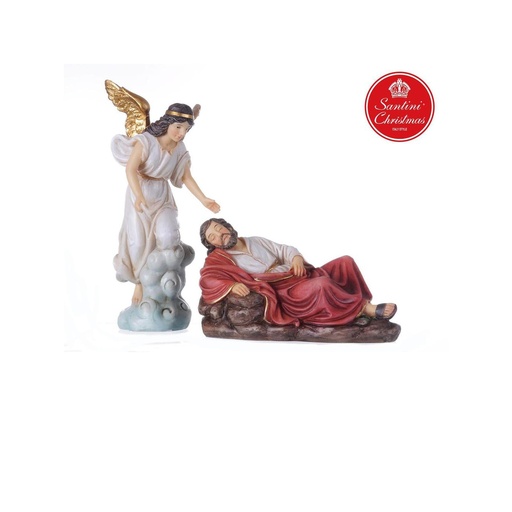 [7450009193761] SUEÑO DE JOSE POLIRESINA 2PZS. 7X7X16CM, 14X6X8CM