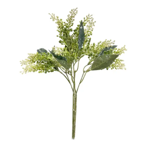 [1702335020386] ESPIGAS RELLENO SEMILLAS VERDES 43CM