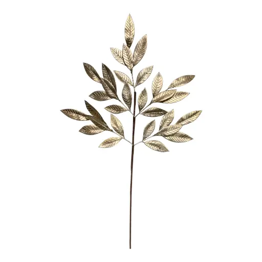 [1702335019908] RAMA NAVIDEÑA HOJAS CHAMPAGNE 64CM