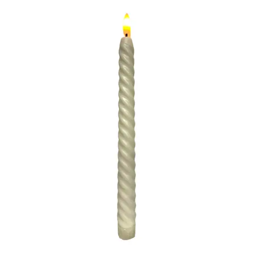 [6902202536629] VELA LED LARGA A PILAS 2X26CM C/U