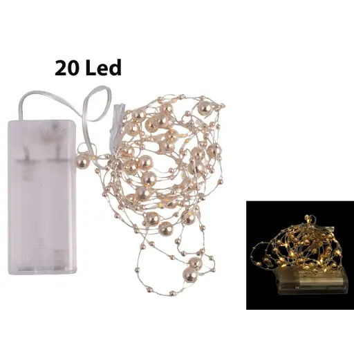 [206173] LUCES DECORATIVAS HADA  A PILAS "AA" REF:ES24043 20LED