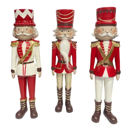 [CS8020657] CASCANUEZ NAVIDEÑO POLIRESINA 5X27CM CADA UNO