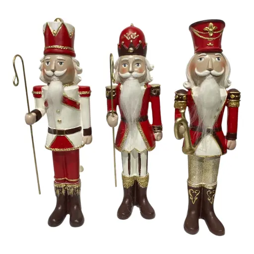 [CS8020656] CASCANUEZ NAVIDEÑO POLIRESINA 5X28CM CADA UNO 