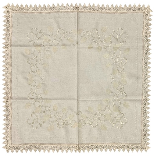 [CS23051] MANTEL 85X85CM BEIGE