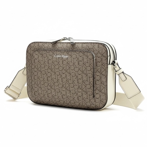 [CARTERACK] CARTERA CALVIN KLEIN BEIGE CON CAFE