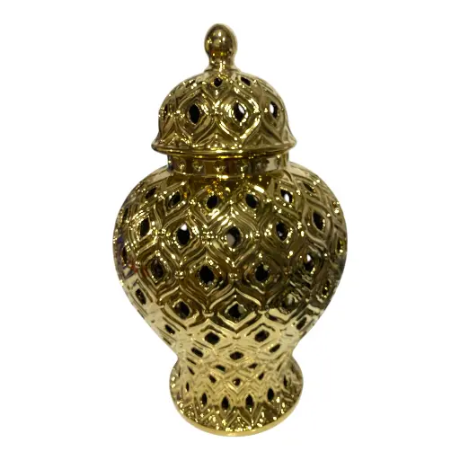 [CS23166] TIBOR DORADO DE PORCELANA 22X41CM