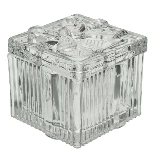 [298536] JOYERO DE VIDRIO REF:SUG796/G/TG31-3.5/L1 7X7X7CM