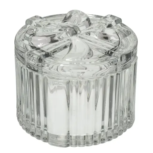 [865803] JOYERO DE VIDRIO REF:SUG796B/G/TG32-3.5/L1 7X7X8CM 