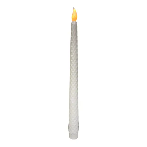 [CS25777] VELA LED LARGA A PILAS 2X27CM C/U  