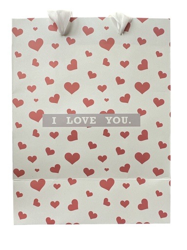 [6926582158264] FUNDA DE REGALO CORAZONES 18X23CM