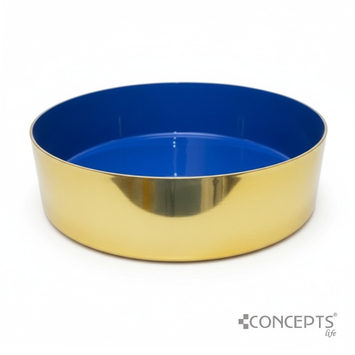[428-3301422] BANDEJA METALICA DORADA CONCEPTS 27x7CM