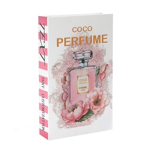 [CS18167] LIBRO DECORATIVO COCO CHANEL ROSE 27X17.5CM