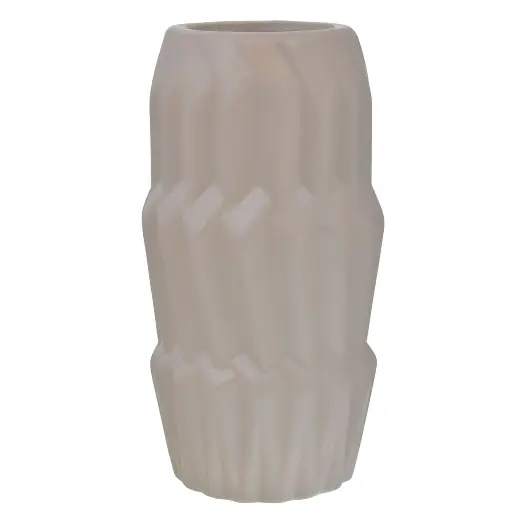 [493266] FLORERO DE CERAMICA TONO ARENA REF:HM0892 12X21CM 