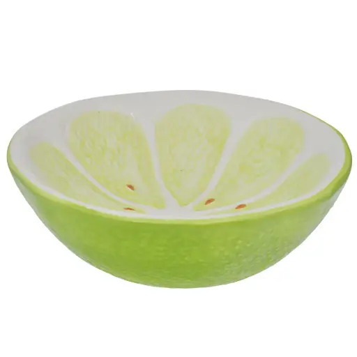 [10152] PLATO LIMON, DOLOMITA, REF: NH19A0404-3  Ø17CM X 5CM  