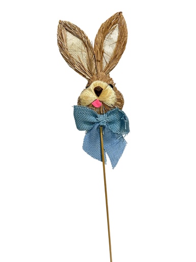 [8679833546669] PINCHO CONEJO CORBATA CELESTE 46CM