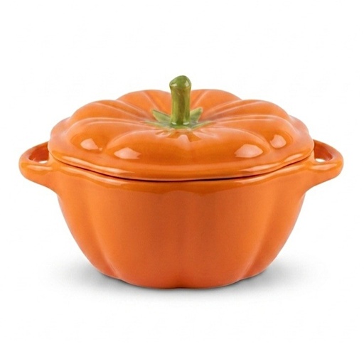 [6981606508630] Olla de calabaza porcelana,16x13x10cm
