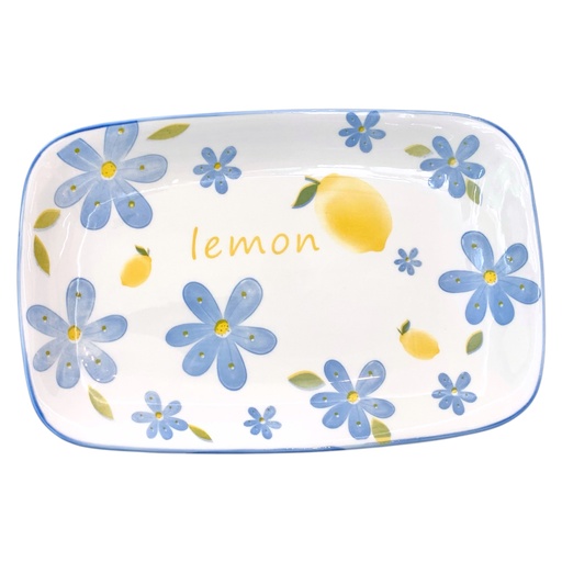 [94225] PLATO RECTANGULAR LIMON 3.5X20X30.5CM