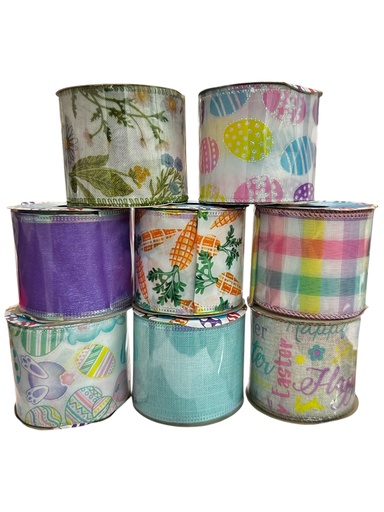 [302860] CINTA PASCUA 6.5CM 3Y SURTIDO