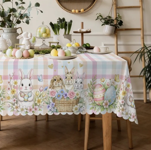 [5335144] MANTEL DE PASCUA DE 8-10PUESTOS 152.4X305CM