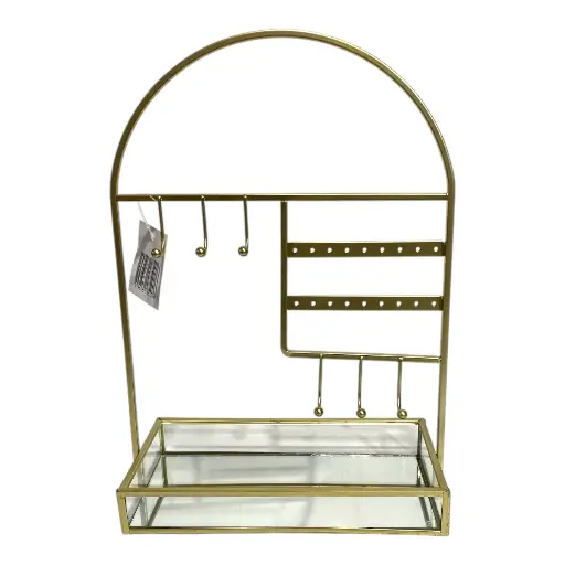 [246291] JOYERO METALICO/BASE DE ESPEJO REF:B8210-9 21X10X30CM