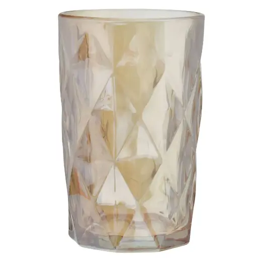 [350521] VASO DE VIDRIO AMBAR X4PZS. REF:SAN5755 8X13CM 350ML