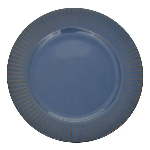 [394529] PLATO TENDIDO PORCELANA AZUL REF:SAN5270/TJL-24ST1014194 Ø21.2CM