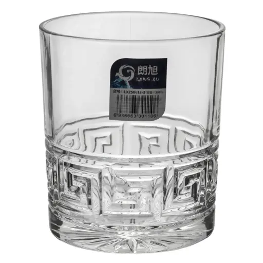 [536317] VASOS DE VIDRIO SETX6PZ. REF:ES24967 9X10CM 390ML