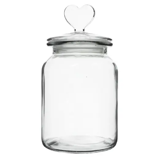 [270267] REPOSTERO VIDRIO BOROSILICATO C/TAPA CORAZON REF:JX950 10X20CM 950ML 