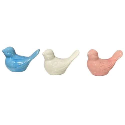 [FI-2024-750] Pajarito de porcelana celeste 7.5x4.5cm