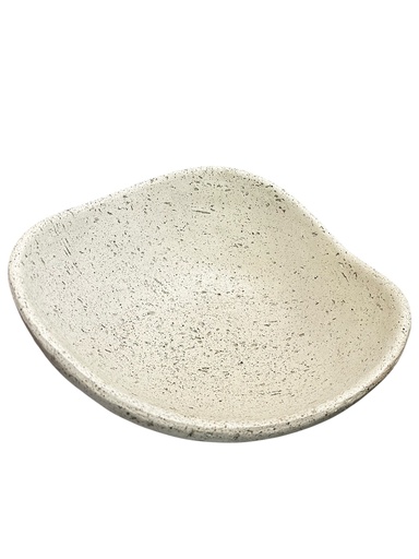 [5DELA03] BOWL ARENA DE MACHE Y RESINA 13X30CM