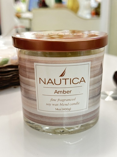[11415] VELA AROMATICA NAUTICA AMBER 10X10CM