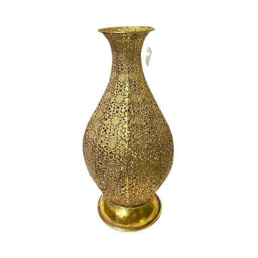 [920000] FLORERO METALICO DORADO REF:ES28806/82027 20X41CM