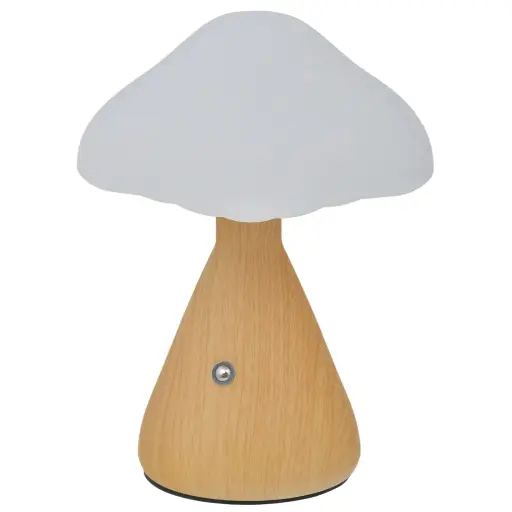[825832] LAMPARA LED DE MESA HONGO RECARGABLE USB REF:HM0638/KW2318 16X16X21CM