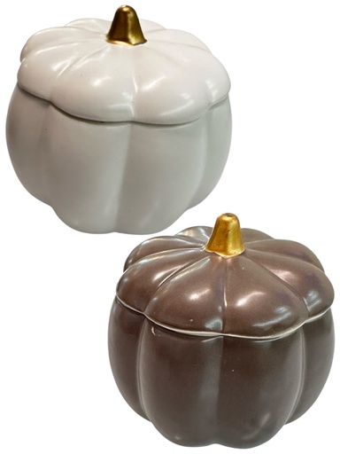 [23052] VELA DECORATIVA PERFUMADA CALABAZA 10CM