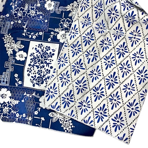 [19126AB] SET DE 2 TOALLAS BLUE DECOR 46X66CM