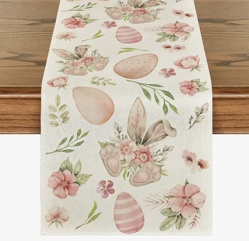[520328] CAMINO DE MESA HUEVOS ROSE 33X125CM