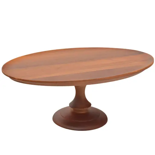 [967386] PORTA TORTA DE MADERA REF:ES26301 30X20X12CM