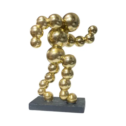 [543762] FIGURA HOMBRE ESFERAS VITALES, POLIRESINA REF:ES28705 17X11X24CM