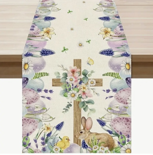 [6325034] CAMINO DE MESA RESURRECCION LILA 33X183CM