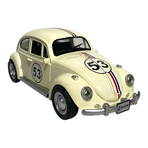 [SC20810] CARRO METALICO DE COLECCION VW HERBIE SCALA 1:24 21X7.5X8.5CM 