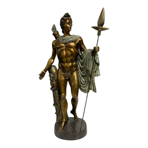 [EXC122] DIOS GRIEGO APOLO POLIRESINA 23X12X40CM