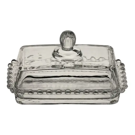 [2026030175813] MANTEQUILLERA DE VIDRIO 2PZ. 17X11X10CM