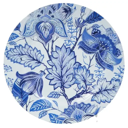 [765564] PLATO BASE BLUE DECOR Ø33CM 