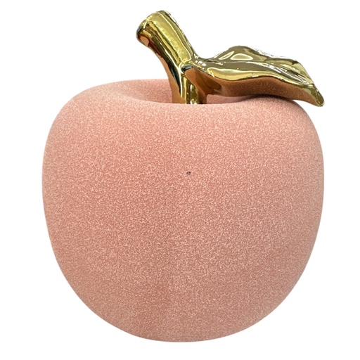 [72007-145] MANZANA DECORATIVA TONO ROSE 12X14CM