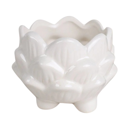 [18077-89] MACETA BLANCA 10X10CM