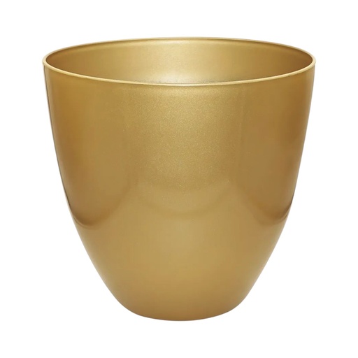 [5116800000101] MACETERO DORADO PVC 32X30.5CM