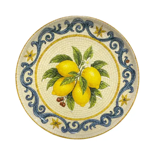 [CS27316] PLATO LIMON DE PORCELANA 27CM