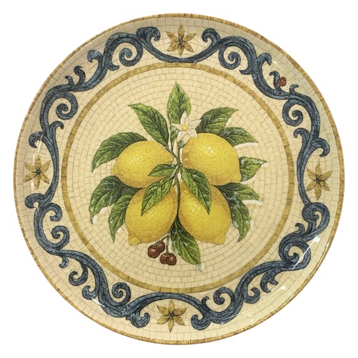 [CS27316] PLATO LIMON DE PORCELANA 27CM