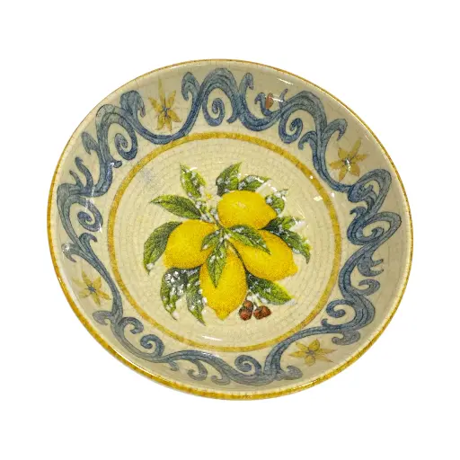 [CS27317] BOWL LIMON DE PORCELANA 25.5X5.5CM