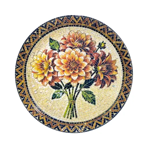 [CS27319] PLATO DALIAS DE PORCELANA 27CM 